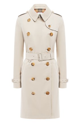 Женский хлопковый тренч egremont BURBERRY серого цвета по цене 159500 руб., арт. 8028942 | Фото 1 Женский хлопковый тренч egremont BURBERRY серого цвета, арт. 8028942 | Фото 1