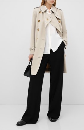 Женский хлопковый тренч egremont BURBERRY серого цвета по цене 159500 руб., арт. 8028942 | Фото 2 Женский хлопковый тренч egremont BURBERRY серого цвета, арт. 8028942 | Фото 2