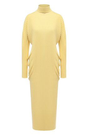 Женское шерстяное платье BOTTEGA VENETA бежевого цвета по цене 78600 руб., арт. 626961/VKWG0 | Фото 1 Женское шерстяное платье BOTTEGA VENETA бежевого цвета, арт. 626961/VKWG0 | Фото 1