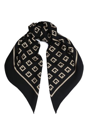 Женский шелковый платок lettering GUCCI черного цвета по цене 31500 руб., арт. 623121/3G001 | Фото 1 Женский шелковый платок lettering GUCCI черного цвета, арт. 623121/3G001 | Фото 1