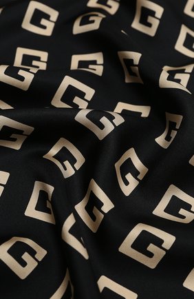 Женский шелковый платок lettering GUCCI черного цвета по цене 31500 руб., арт. 623121/3G001 | Фото 2 Женский шелковый платок lettering GUCCI черного цвета, арт. 623121/3G001 | Фото 2