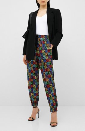 Женские джоггеры GUCCI черного цвета по цене 89900 руб., арт. 604199/XJB62 | Фото 2 Женские джоггеры GUCCI черного цвета, арт. 604199/XJB62 | Фото 2