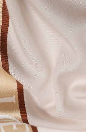 Мужские шарф из шелка и кашемира LOEWE бежевого цвета по цене 39950 руб., арт. F811251X02 | Фото 2 Мужские шарф из шелка и кашемира LOEWE бежевого цвета, арт. F811251X02 | Фото 2