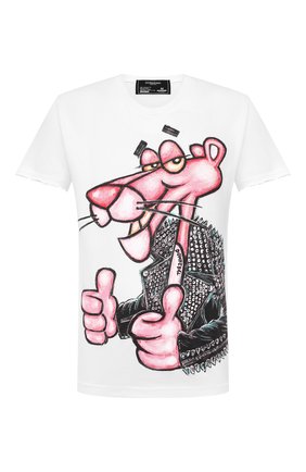 Мужская хлопковая футболка DOM REBEL белого цвета по цене 14500 руб., арт. MIN0U/T-SHIRT | Фото 1 Мужская хлопковая футболка DOM REBEL белого цвета, арт. MIN0U/T-SHIRT | Фото 1