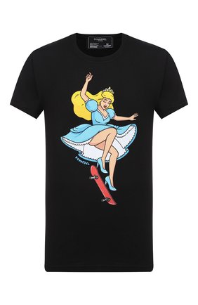Мужская хлопковая футболка DOM REBEL черного цвета по цене 9740 руб., арт. SKATE/T-SHIRT | Фото 1 Мужская хлопковая футболка DOM REBEL черного цвета, арт. SKATE/T-SHIRT | Фото 1