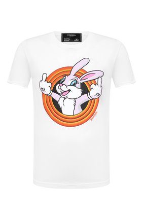 Мужская хлопковая футболка DOM REBEL белого цвета по цене 9740 руб., арт. HUMPER/T-SHIRT | Фото 1 Мужская хлопковая футболка DOM REBEL белого цвета, арт. HUMPER/T-SHIRT | Фото 1