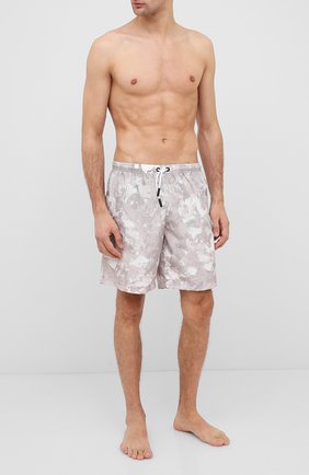 Детского плавки-шорты MARCELO BURLON бежевого цвета по цене 25500 руб., арт. CMFA007E20FAB001 | Фото 2 Детского плавки-шорты MARCELO BURLON бежевого цвета, арт. CMFA007E20FAB001 | Фото 2