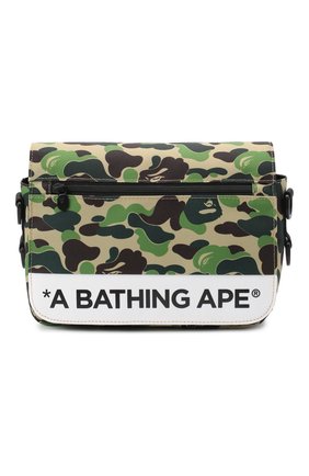 Мужская текстильная сумка BAPE зеленого цвета по цене 13500 руб., арт. 1G20182122 | Фото 1 Мужская текстильная сумка BAPE зеленого цвета, арт. 1G20182122 | Фото 1