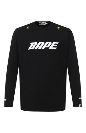 Мужская хлопковый лонгслив BAPE черного цвета по цене 11400 руб., арт. 1F20111025 | Фото 1 Мужская хлопковый лонгслив BAPE черного цвета, арт. 1F20111025 | Фото 1