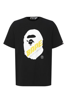 Мужская хлопковая футболка BAPE черного цвета по цене 8280 руб., арт. 1F20109088 | Фото 1 Мужская хлопковая футболка BAPE черного цвета, арт. 1F20109088 | Фото 1