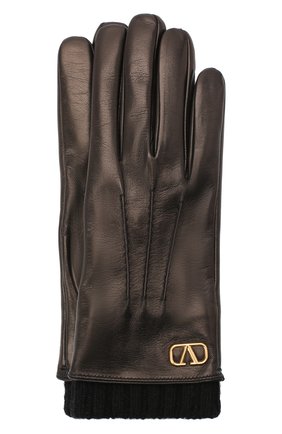 Мужские кожаные перчатки VALENTINO черного цвета по цене 34300 руб., арт. UY2GDA05/ETX | Фото 1 Мужские кожаные перчатки VALENTINO черного цвета, арт. UY2GDA05/ETX | Фото 1
