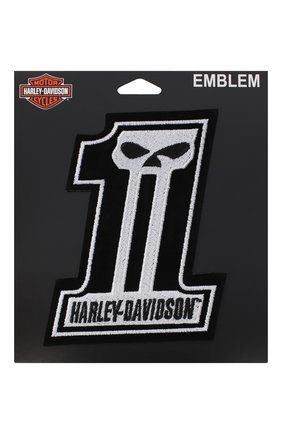 Мужская нашивка HARLEY-DAVIDSON черно-белого цвета по цене 1280 руб., арт. EM718302 | Фото 1 Мужская нашивка HARLEY-DAVIDSON черно-белого цвета, арт. EM718302 | Фото 1 (Материал: Хлопок, Синтетический материал, Текстиль; Кросс-КТ: другое)