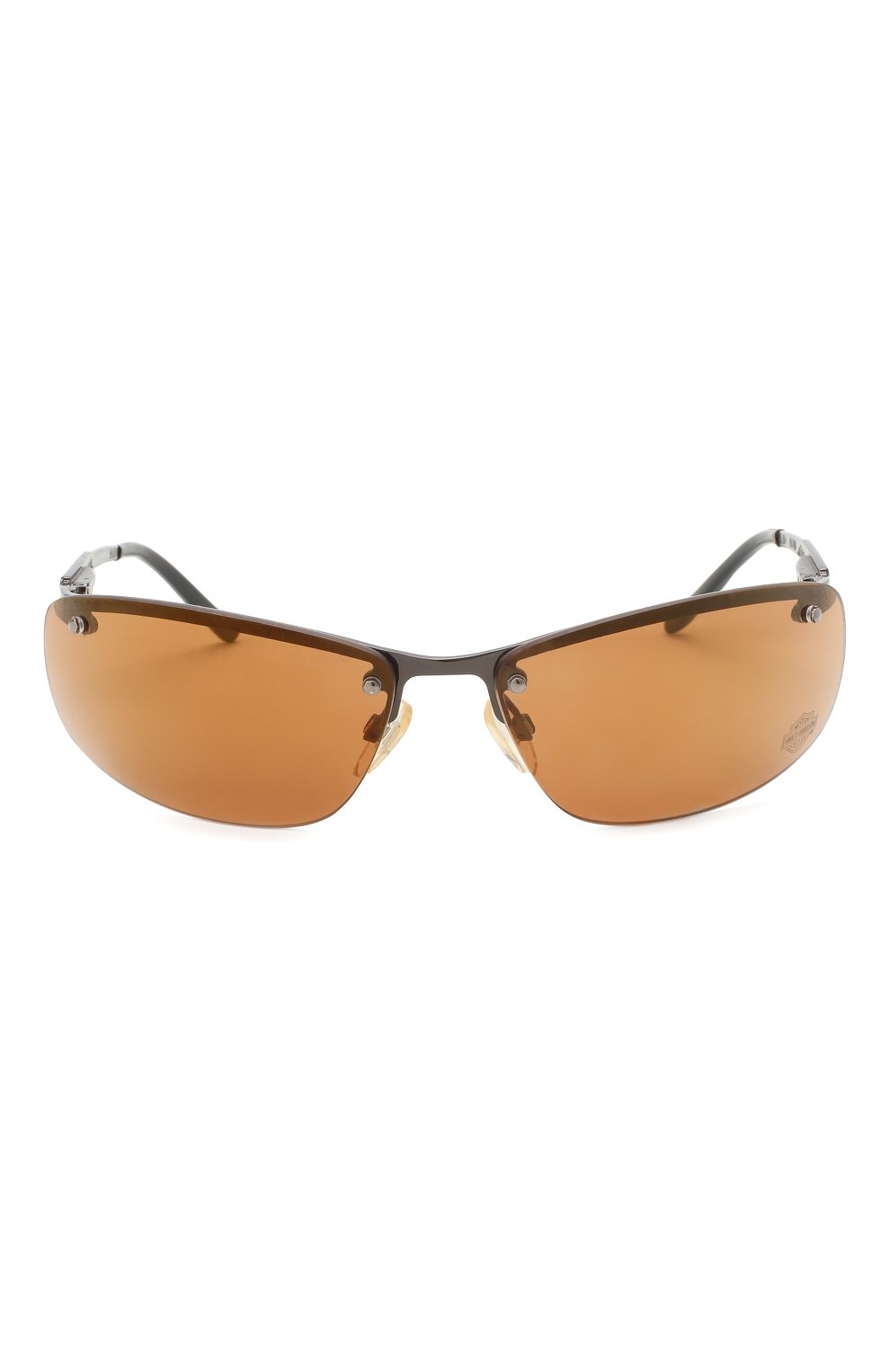 Мужские солнцезащитные очки HARLEY-DAVIDSON коричневого цвета, арт. HD700 | Фото 3 (Кросс-КТ: С/з-мужское; Тип очков: С/з; Очки форма: Прямоугольные; Оптика Гендер: оптика-мужское)