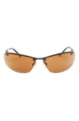 Мужские солнцезащитные очки HARLEY-DAVIDSON коричневого цвета, арт. HD700 | Фото 3 (Кросс-КТ: С/з-мужское; Тип очков: С/з; Очки форма: Прямоугольные; Оптика Гендер: оптика-мужское)