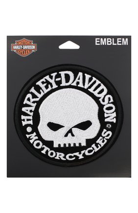 Мужская нашивка HARLEY-DAVIDSON черного цвета по цене 1280 руб., арт. EM1029882 | Фото 1 Мужская нашивка HARLEY-DAVIDSON черного цвета, арт. EM1029882 | Фото 1