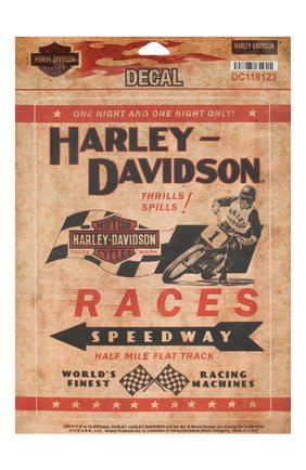 Мужская набор из двух наклеек HARLEY-DAVIDSON разноцветного цвета, арт. DC116123 | Фото 1 (Кросс-КТ: другое; Материал: Синтетический материал)