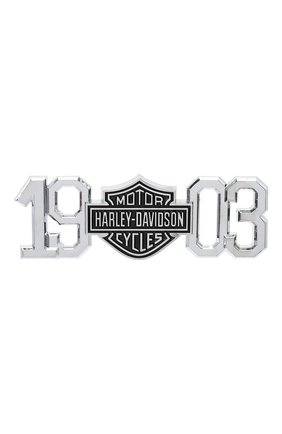 Мужская наклейка HARLEY-DAVIDSON серебряного цвета, арт. DC238062 | Фото 1 (Кросс-КТ: другое; Материал: Металл)