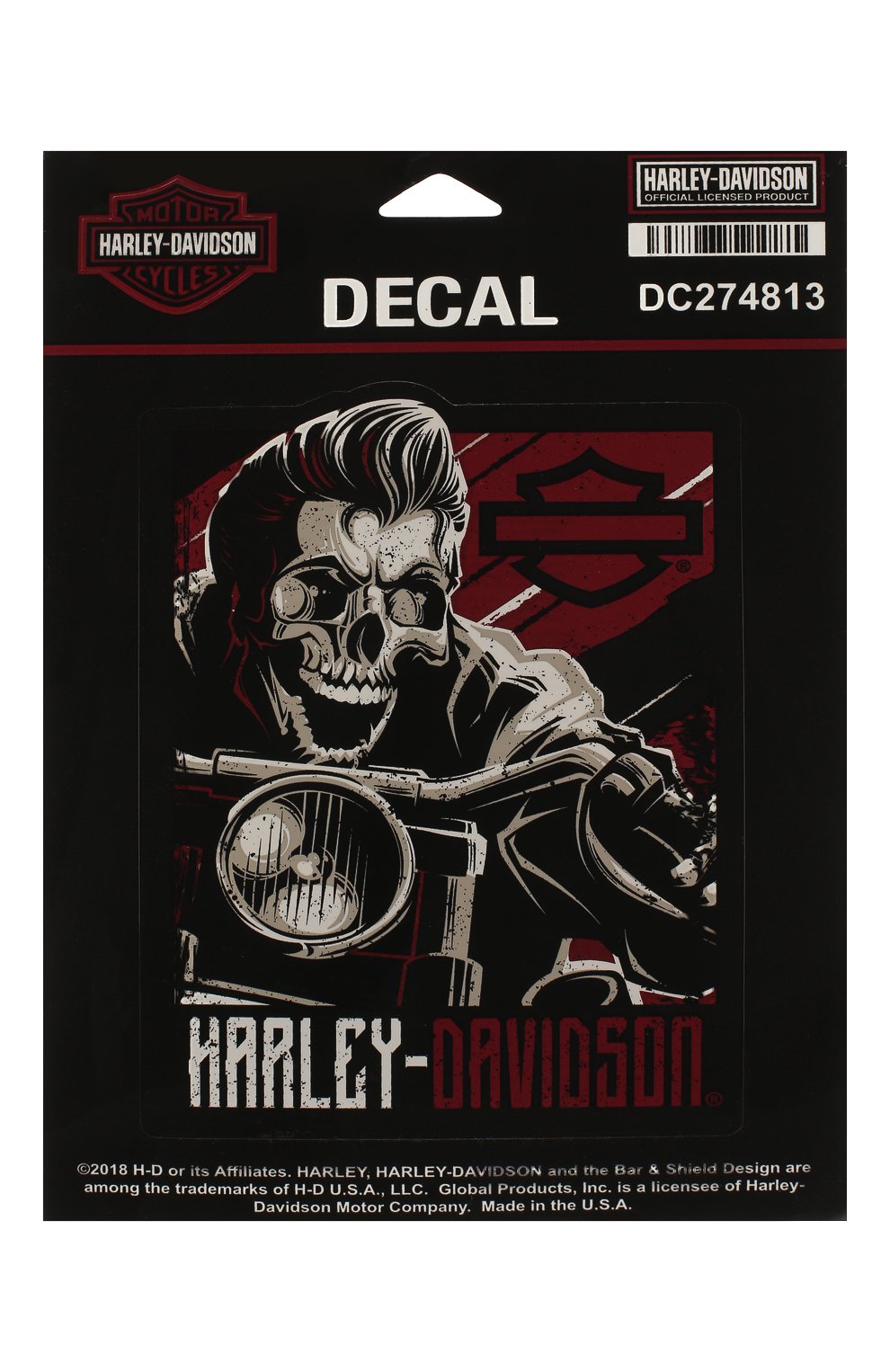Мужская наклейка HARLEY-DAVIDSON разноцветного цвета, арт. DC274813 | Фото 1 (Материал: Синтетический материал; Кросс-КТ: другое)