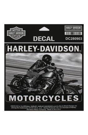 Мужская наклейка HARLEY-DAVIDSON серого цвета по цене 2290 руб., арт. DC280903 | Фото 1 Мужская наклейка HARLEY-DAVIDSON серого цвета, арт. DC280903 | Фото 1