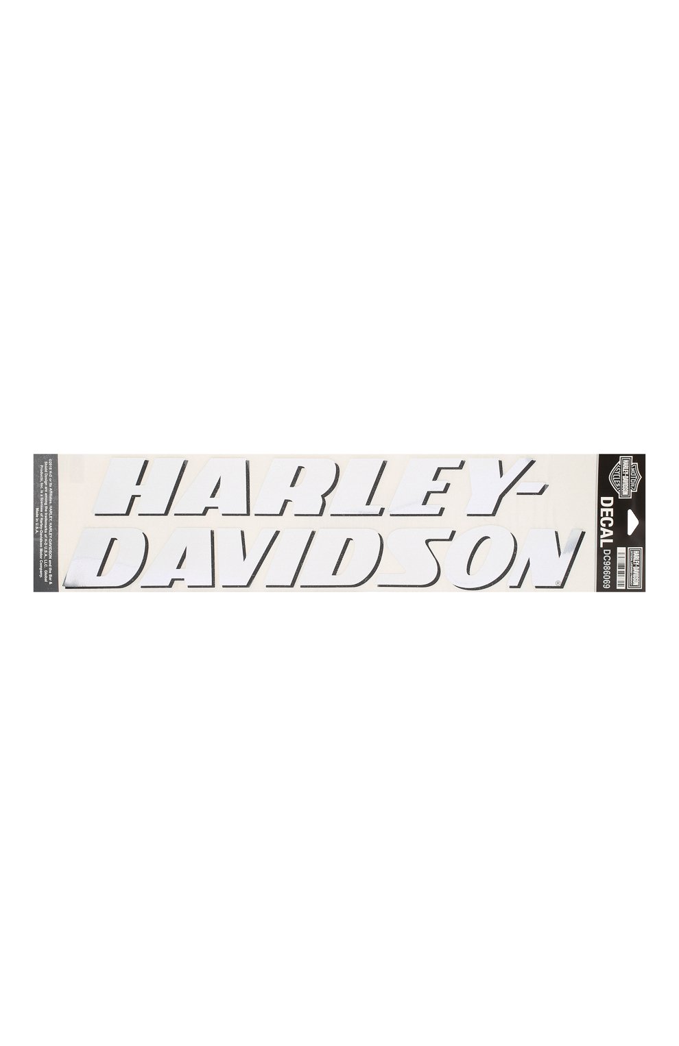 Мужская наклейка HARLEY-DAVIDSON белого цвета, арт. DC986069 | Фото 1 (Материал: Синтетический материал; Кросс-КТ: другое)