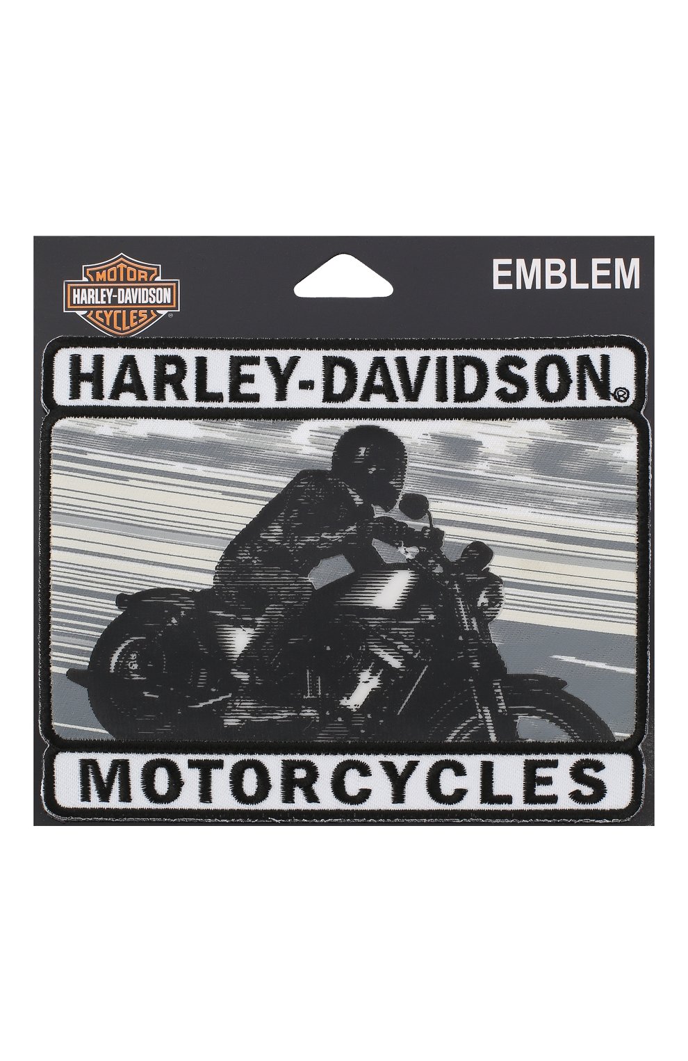 Мужская нашивка HARLEY-DAVIDSON серого цвета, арт. EM280902 | Фото 1 (Материал: Текстиль, Синтетический материал, Хлопок; Кросс-КТ: другое)