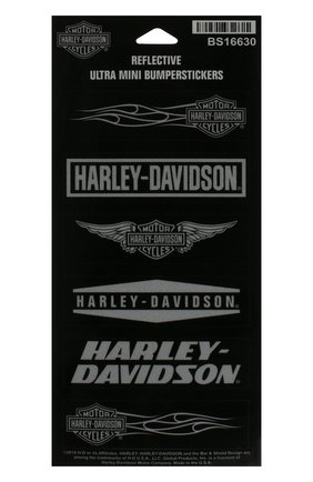 Мужская набор из шести наклеек HARLEY-DAVIDSON черного цвета по цене 2190 руб., арт. BS16630 | Фото 1 Мужская набор из шести наклеек HARLEY-DAVIDSON черного цвета, арт. BS16630 | Фото 1 (Материал: Синтетический материал; Кросс-КТ: другое)