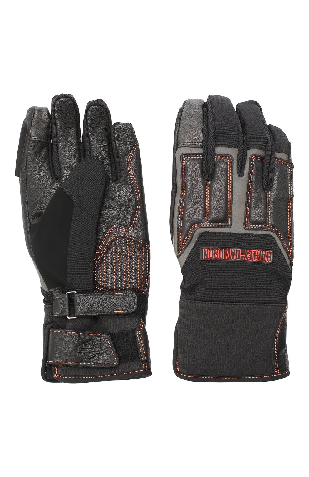 Мужские комбинированные перчатки genuine motorclothes HARLEY-DAVIDSON черного цвета по цене 16720 руб., арт. 98118-20VM | Фото 2 Мужские комбинированные перчатки genuine motorclothes HARLEY-DAVIDSON черного цвета, арт. 98118-20VM | Фото 2