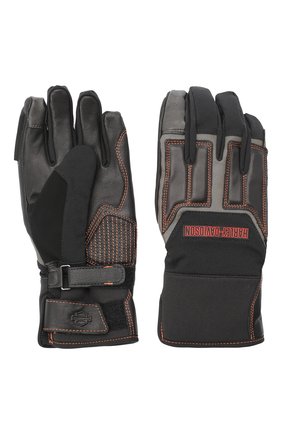 Мужские комбинированные перчатки genuine motorclothes HARLEY-DAVIDSON черного цвета по цене 16720 руб., арт. 98118-20VM | Фото 2 Мужские комбинированные перчатки genuine motorclothes HARLEY-DAVIDSON черного цвета, арт. 98118-20VM | Фото 2