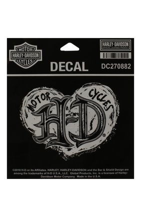 Мужская наклейка HARLEY-DAVIDSON серого цвета по цене 1350 руб., арт. DC270882 | Фото 1 Мужская наклейка HARLEY-DAVIDSON серого цвета, арт. DC270882 | Фото 1