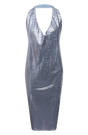 Женское платье из вискозы BOTTEGA VENETA голубого цвета по цене 344000 руб., арт. 620392/VKSI0 | Фото 1 Женское платье из вискозы BOTTEGA VENETA голубого цвета, арт. 620392/VKSI0 | Фото 1