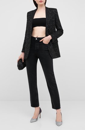 Женская туфли romy 85 JIMMY CHOO фиолетового цвета по цене 53150 руб., арт. R0MY 85/VNB | Фото 2 Женская туфли romy 85 JIMMY CHOO фиолетового цвета, арт. R0MY 85/VNB | Фото 2