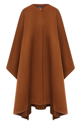 Женская кашемировое пончо LORO PIANA коричневого цвета по цене 567500 руб., арт. FAL2219 | Фото 1 Женская кашемировое пончо LORO PIANA коричневого цвета, арт. FAL2219 | Фото 1
