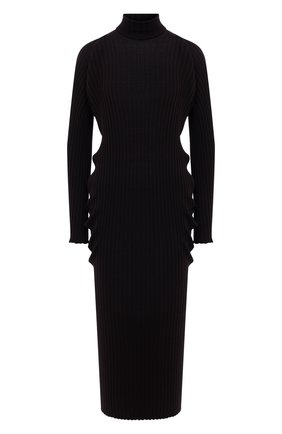 Женское шерстяное платье BOTTEGA VENETA коричневого цвета по цене 78600 руб., арт. 626961/VKWG0 | Фото 1 Женское шерстяное платье BOTTEGA VENETA коричневого цвета, арт. 626961/VKWG0 | Фото 1
