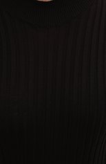 Женский шерстяной пуловер BOTTEGA VENETA коричневого цвета, арт. 631301/VKWG0 | Фото 5 (Материал внешний: Шерсть; Рукава: Длинные; Длина (для топов): Стандартные; Региональные ограничения белый список (Axapta Mercury): RU; Стили: Классический, Минимализм, Кэжуэл; Женское Кросс-КТ: Пуловер-одежда)