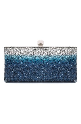 Женский клатч celeste JIMMY CHOO серебряного цвета по цене 65650 руб., арт. CELESTE/S/VKG | Фото 1 Женский клатч celeste JIMMY CHOO серебряного цвета, арт. CELESTE/S/VKG | Фото 1
