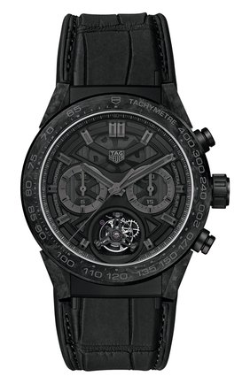 Мужские часы carrera caliber heuer TAG HEUER черного цвета по цене 1478000 руб., арт. CAR5A8P.FC6415 | Фото 1 Мужские часы carrera caliber heuer TAG HEUER черного цвета, арт. CAR5A8P.FC6415 | Фото 1