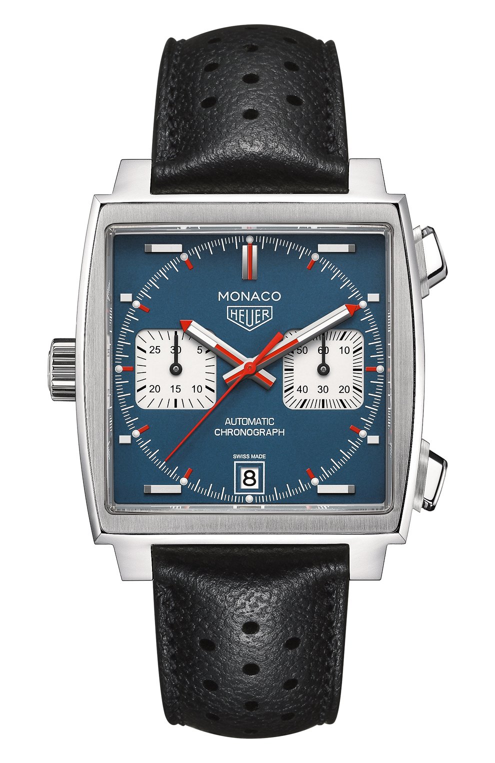 Мужские часы caliber 11 TAG HEUER синего цвета, арт. CAW211P.FC6356 | Фото 1