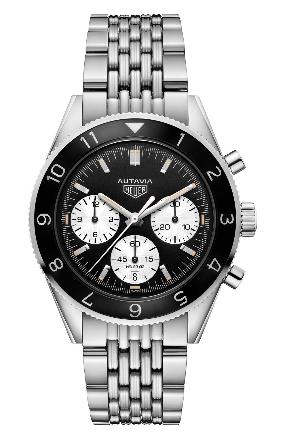 Мужские часы calibre heuer 02 TAG HEUER черного цвета, арт. CBE2110.BA0687 | Фото 1