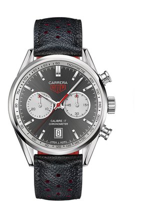 Мужские часы calibre 17 TAG HEUER серого цвета по цене 376000 руб., арт. CV5110.FC6310 | Фото 1 Мужские часы calibre 17 TAG HEUER серого цвета, арт. CV5110.FC6310 | Фото 1