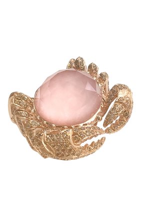 Женские кольцо STEPHEN WEBSTER бесцветного цвета, арт. 3019919 | Фото 1 (Драгоценные камни: Бриллианты; Материал сплава: Розовое золото)