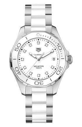 Женские часы TAG HEUER белого цвета по цене 133000 руб., арт. WAY131D.BA0914 | Фото 1 Женские часы TAG HEUER белого цвета, арт. WAY131D.BA0914 | Фото 1