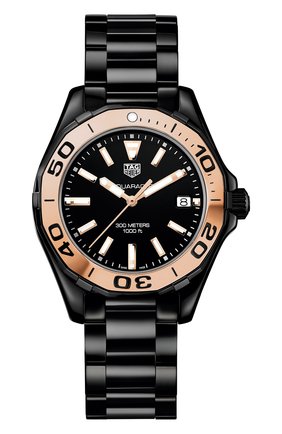 Женские часы TAG HEUER черного цвета по цене 242000 руб., арт. WAY1355.BH0716 | Фото 1 Женские часы TAG HEUER черного цвета, арт. WAY1355.BH0716 | Фото 1