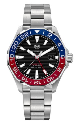 Мужские часы calibre 7 gmt TAG HEUER бесцветного цвета по цене 338000 руб., арт. WAY201F.BA0927 | Фото 1 Мужские часы calibre 7 gmt TAG HEUER бесцветного цвета, арт. WAY201F.BA0927 | Фото 1 (Механизм: Автомат; Материал корпуса: Сталь; Цвет циферблата: Чёрный)