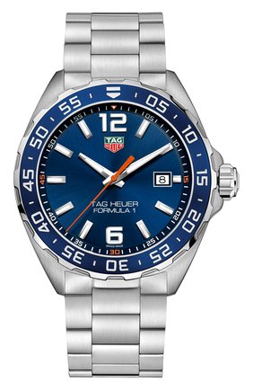 Мужские часы TAG HEUER бесцветного цвета по цене 106000 руб., арт. WAZ1010.BA0842 | Фото 1 Мужские часы TAG HEUER бесцветного цвета, арт. WAZ1010.BA0842 | Фото 1 (Механизм: Кварц; Материал корпуса: Сталь; Цвет циферблата: Синий)