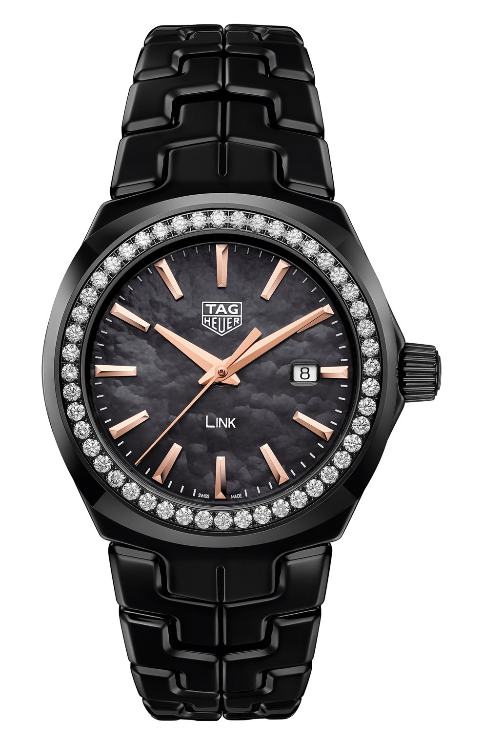 Женские часы TAG HEUER черного цвета, арт. WBC1390.BH0744 | Фото 1