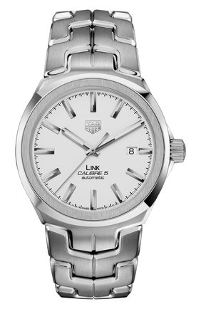 Мужские часы calibre 5 TAG HEUER белого цвета по цене 198000 руб., арт. WBC2111.BA0603 | Фото 1 Мужские часы calibre 5 TAG HEUER белого цвета, арт. WBC2111.BA0603 | Фото 1