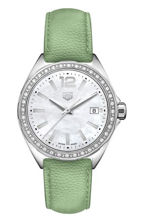 Женские часы TAG HEUER бесцветного цвета, арт. WBJ131A.FC8249 | Фото 1 (Материал корпуса: Сталь; Цвет циферблата: Перламутровый; Механизм: Кварц)