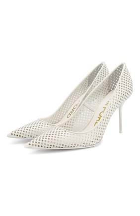 Женские кожаные туфли TOM FORD белого цвета по цене 77500 руб., арт. W2523T-ICL013 | Фото 1 Женские кожаные туфли TOM FORD белого цвета, арт. W2523T-ICL013 | Фото 1 (Материал внутренний: Натуральная кожа; Подошва: Плоская; Каблук тип: Шпилька; Каблук высота: Высокий)
