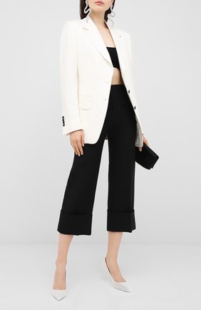 Женский шелковый жакет TOM FORD белого цвета по цене 378500 руб., арт. GI2736-FAX672 | Фото 2 Женский шелковый жакет TOM FORD белого цвета, арт. GI2736-FAX672 | Фото 2