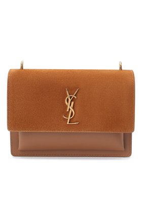 Женская сумка sunset medium SAINT LAURENT коричневого цвета по цене 151500 руб., арт. 442906/1S77W | Фото 1 Женская сумка sunset medium SAINT LAURENT коричневого цвета, арт. 442906/1S77W | Фото 1